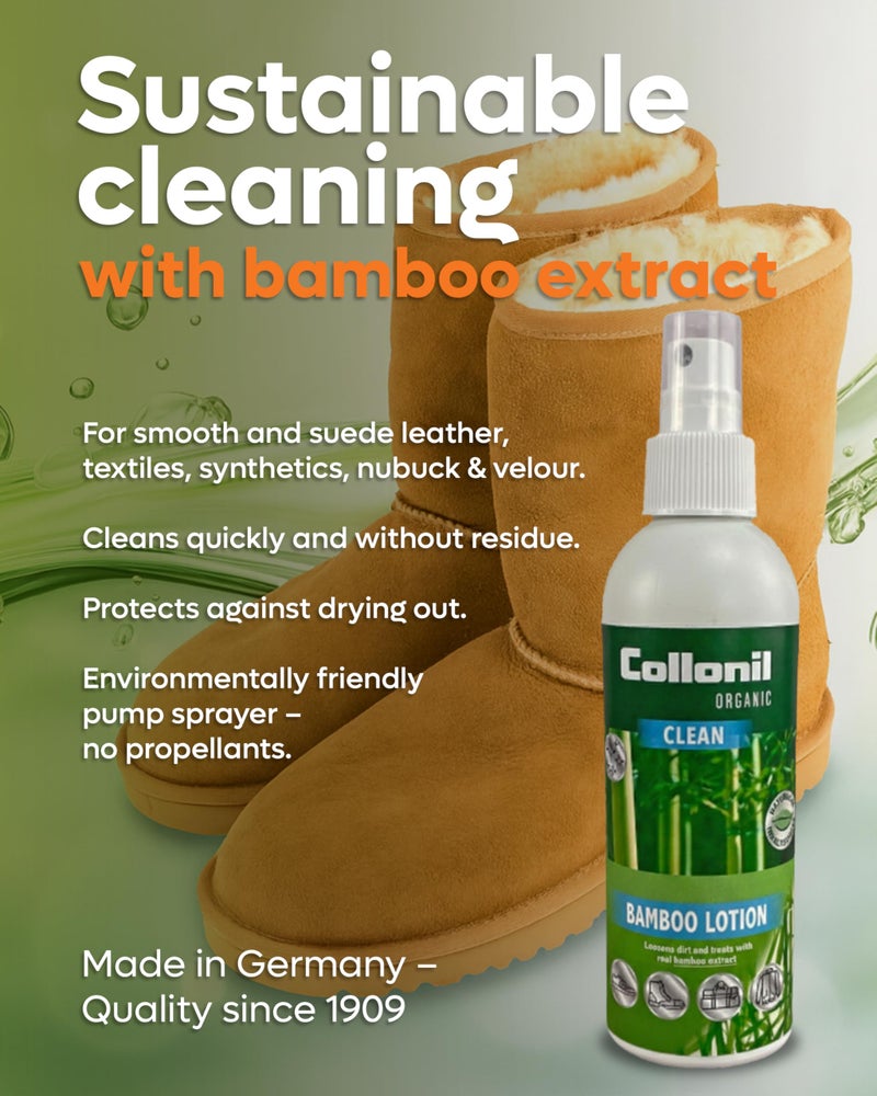 Collonil Organic Shoe Care Lotion 6.76 Fl Oz â€“ Organic Clean & Care for Nubuck - Leather - Textile product â€“ shoes, bags, clothing & furnitiure â€“ organic leather cleaning - Image 2